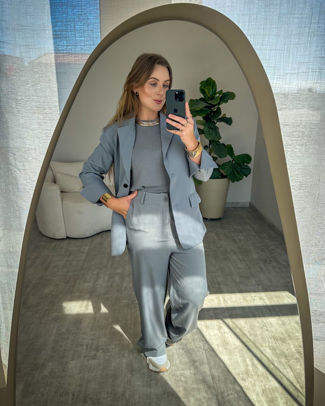 Calça Pantalona Alfaiataria Laura
