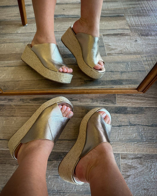 Tamanco Anabela Lauren