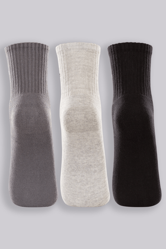 Kit Com 3 Pares de Meia Cano Médio