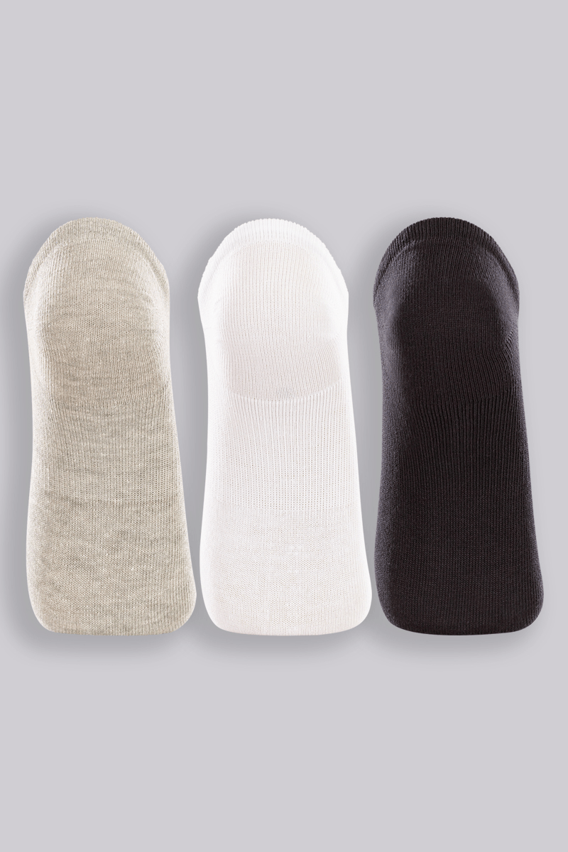 Kit Com 3 Pares de Meia Sapatilha