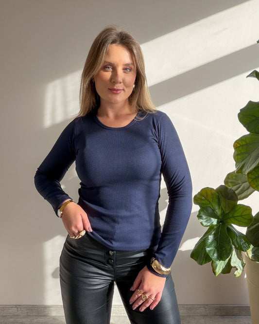 Blusa Canelada Térmica Sofia