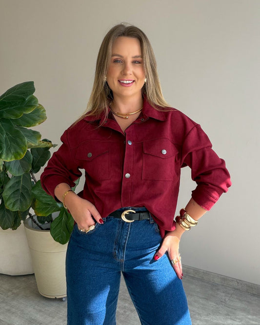 Camisa de Suede Beatriz