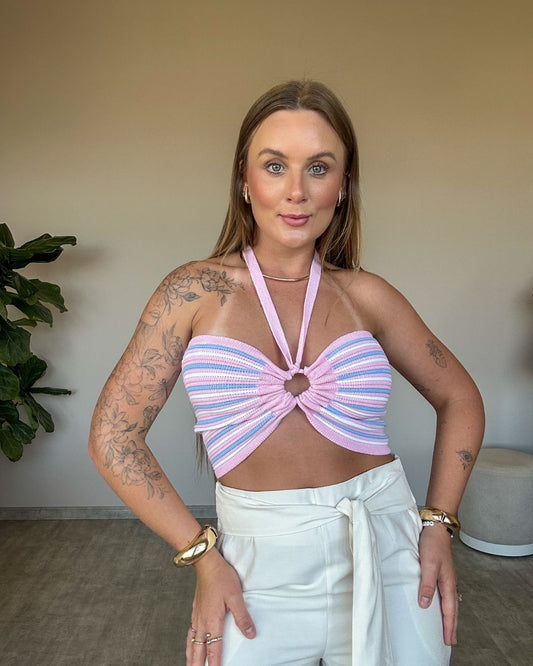 Top Faixa Tricot Multiformas