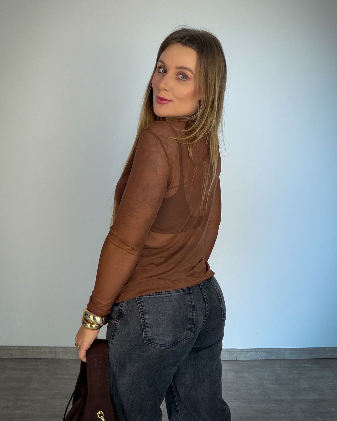 Blusa de Tule Feminina