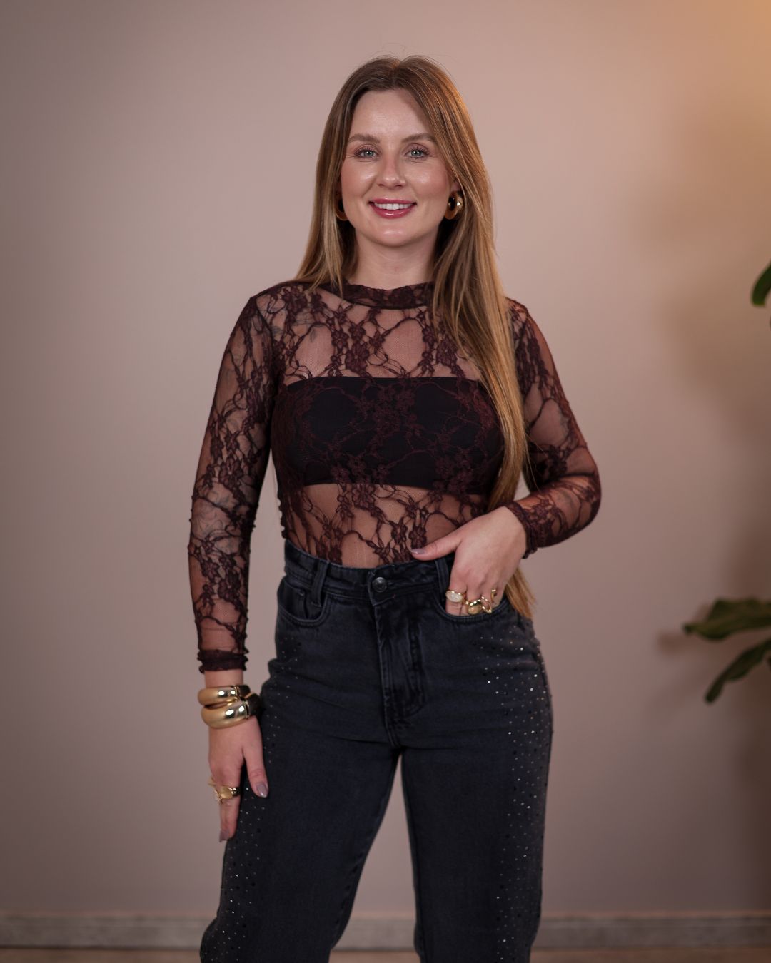 Body Renda Charme