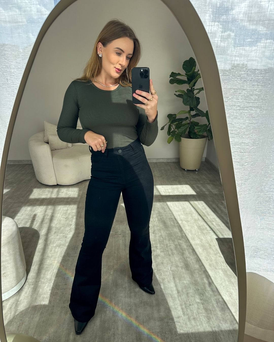 Calça Flare Preta Marta