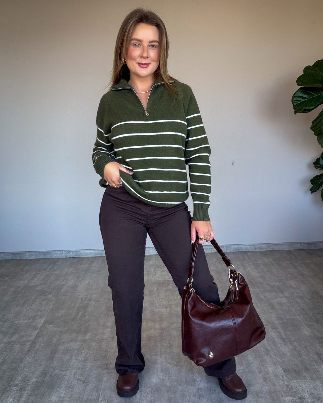 Blusão Listrado Urban Zip