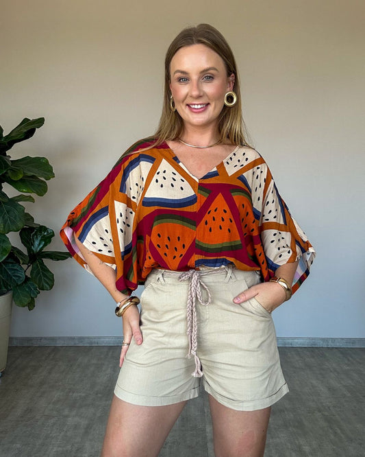 Short com Cinto de Cordão