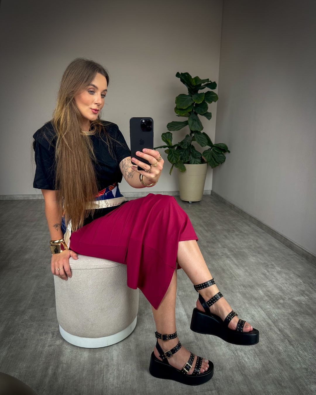 Sandália Plataforma Astrid