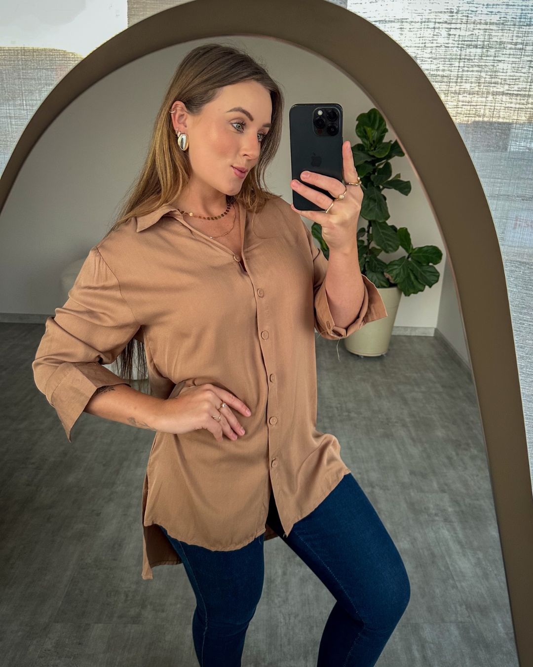 Camisa Alongada