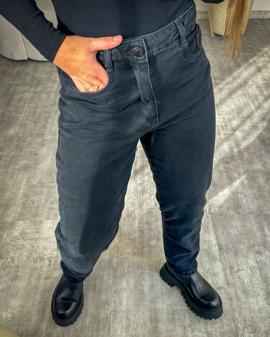 Calça Mom Estonada Delavê