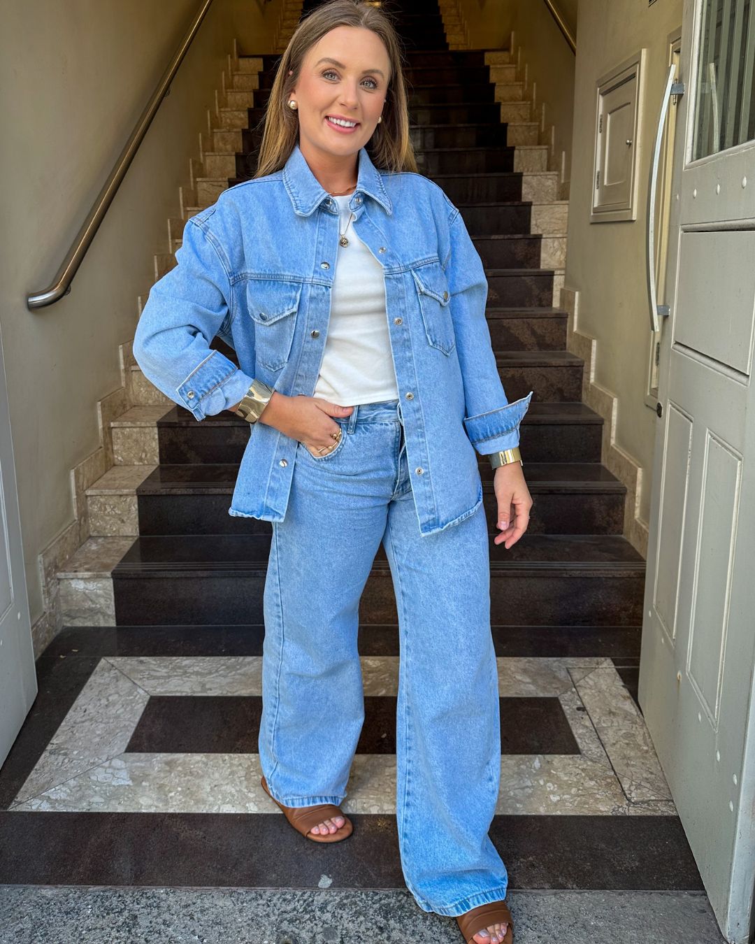 Calça Jeans Wide Leg NXO