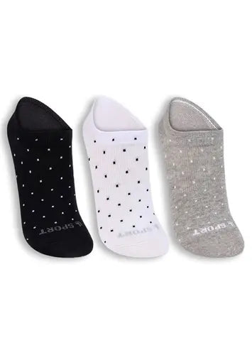 Kit Com 3 Pares de Meia Sapatilha POÁ
