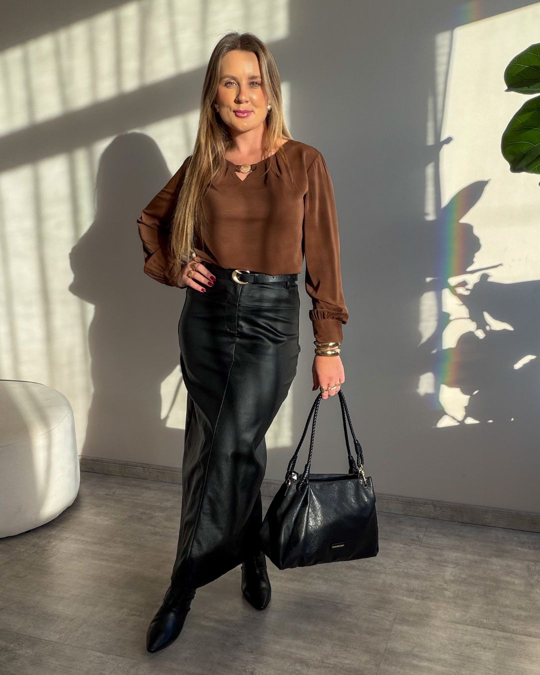 Blusa com Detalhe no Decote
