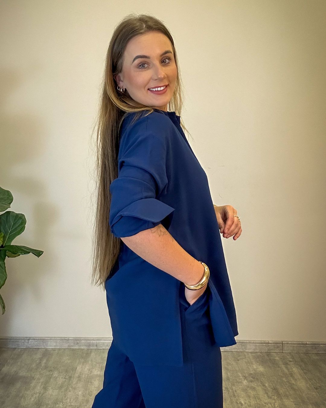 Camisa Elena Manga Longa