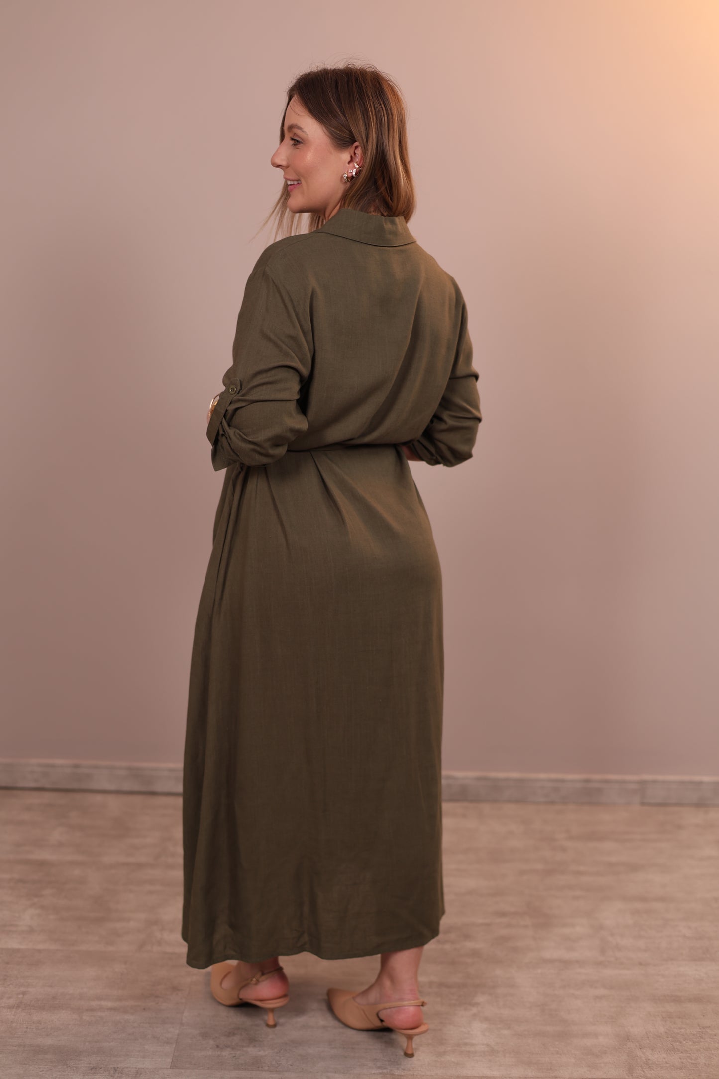 Vestido Chemise Longo
