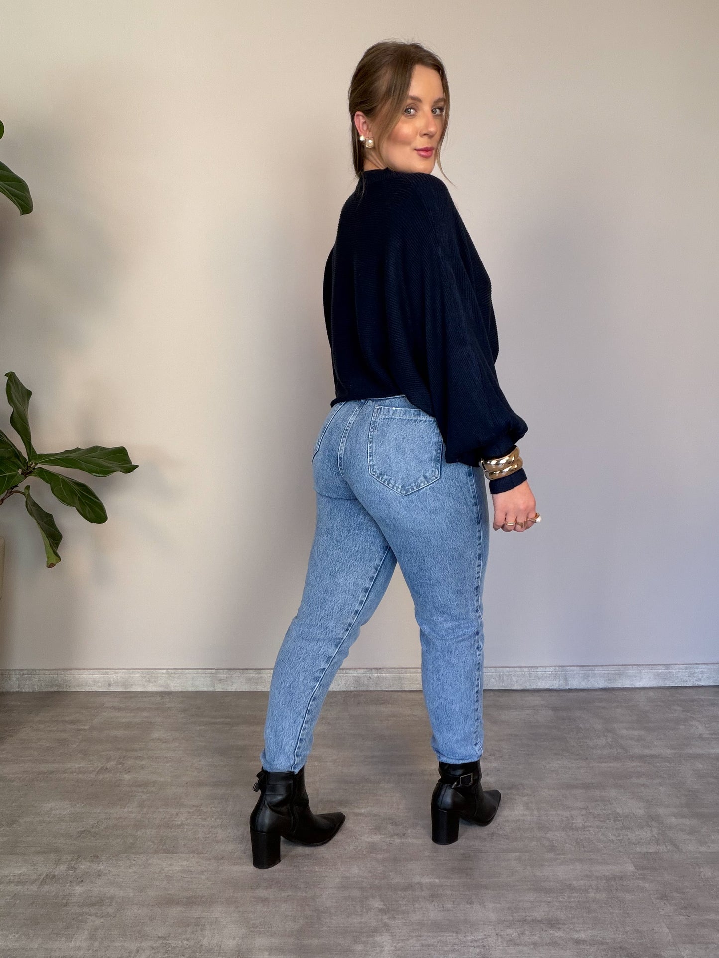 Calça Jeans Mom Vintage Light