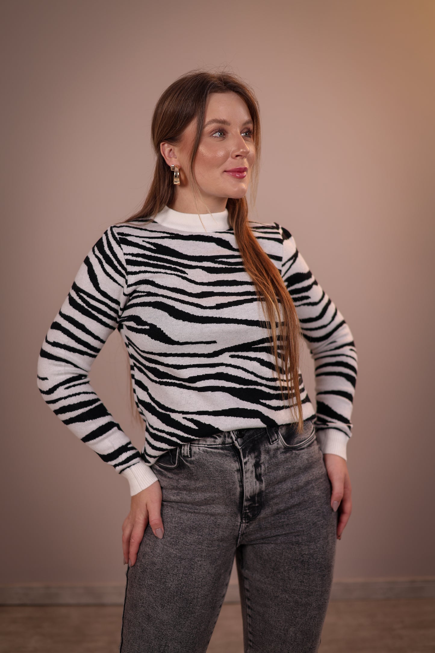 Blusa Modal Estampado Zebra