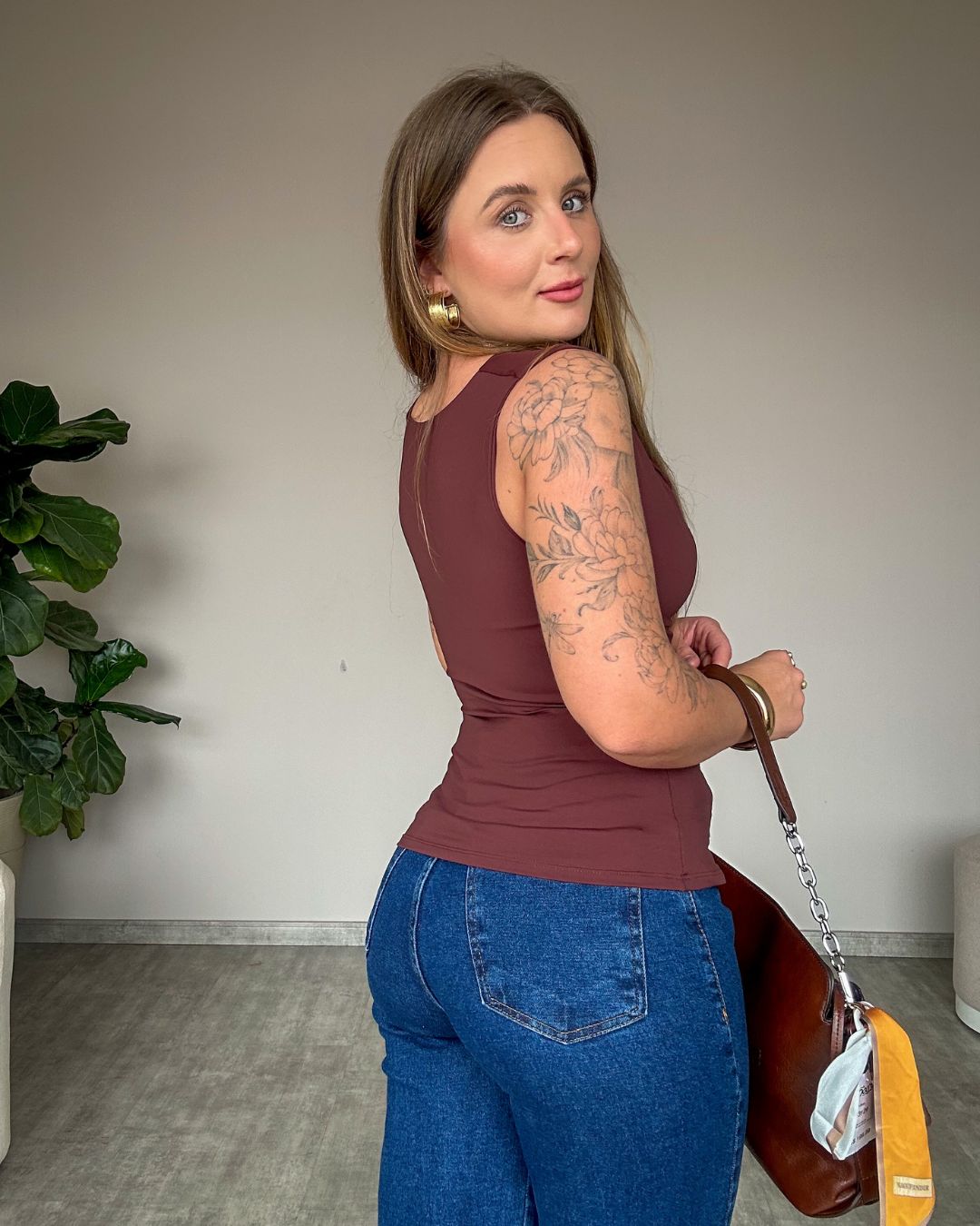 Blusa Regata em Poliamida Julia