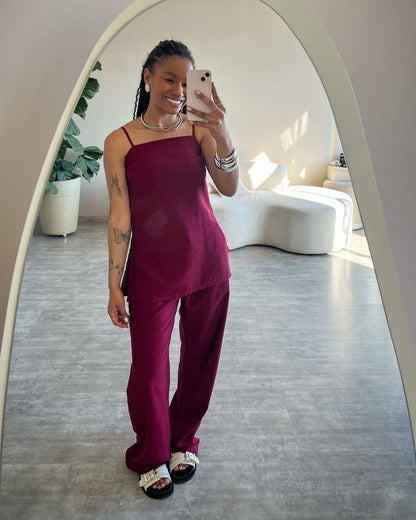 Conjunto Calça e Blusa Flora