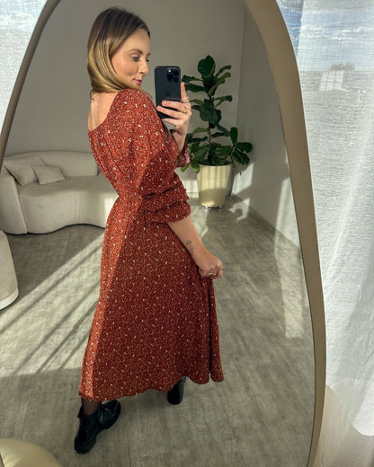Vestido Ciganinha Manga Longa