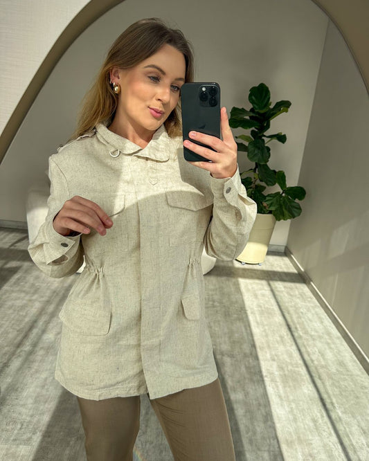 Parka em Linho Karine