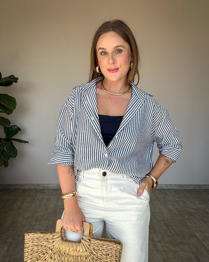 Camisa Listrada Rose