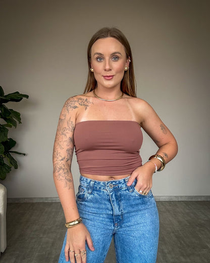 Top Faixa Tube Poliamida