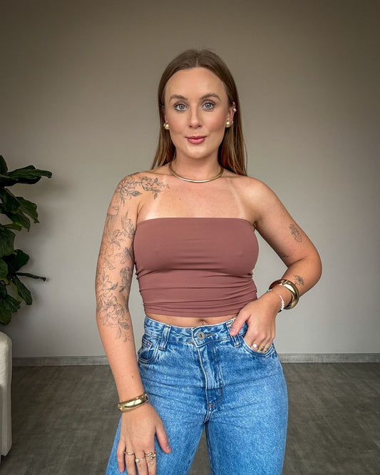 Top Faixa Tube Poliamida