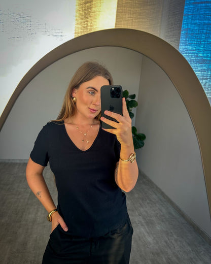 Blusa Canelada Carol