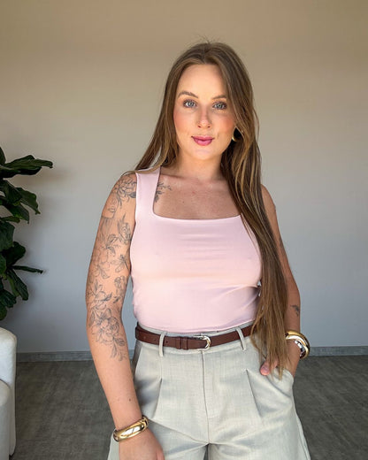 Blusa Regata em Poliamida Joaquina