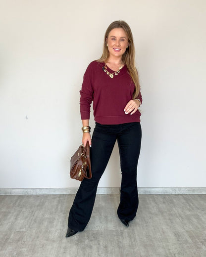 Calça Flare Preta Marta