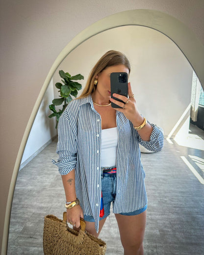 Camisa Listrada Rose