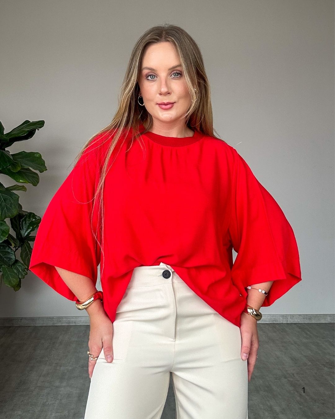 Blusa Ampla Estampada