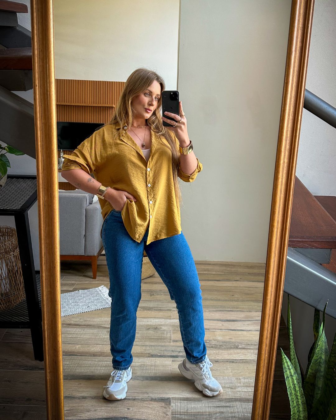 Calça Mom Sara