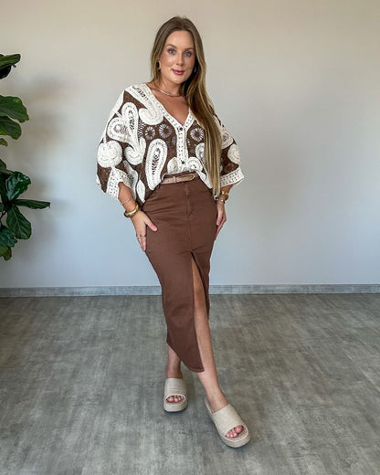 Kimono de Crochê Catarina