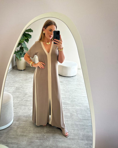 Vestido Stella Manga Curta