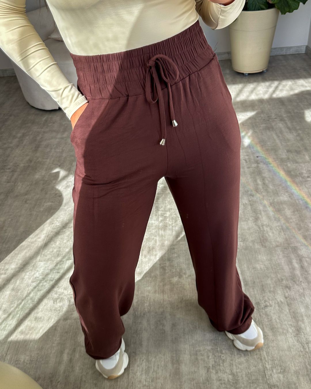 Calça Pantalona Moletinho