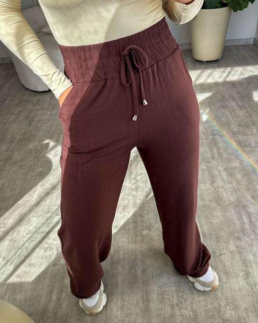 Calça Pantalona Moletinho