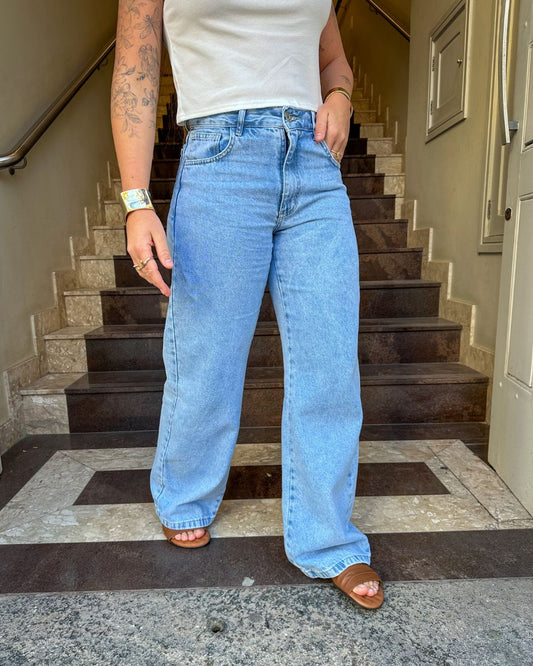 Calça Jeans Wide Leg NXO