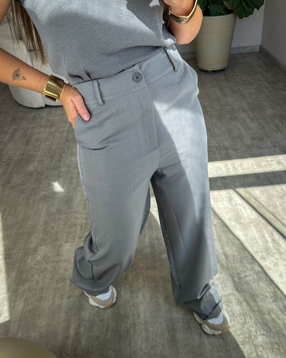 Calça Pantalona Alfaiataria Laura