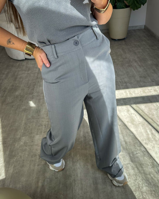 Calça Pantalona Alfaiataria Laura
