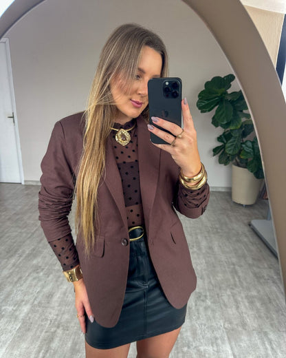 Blazer em Linho Forrado