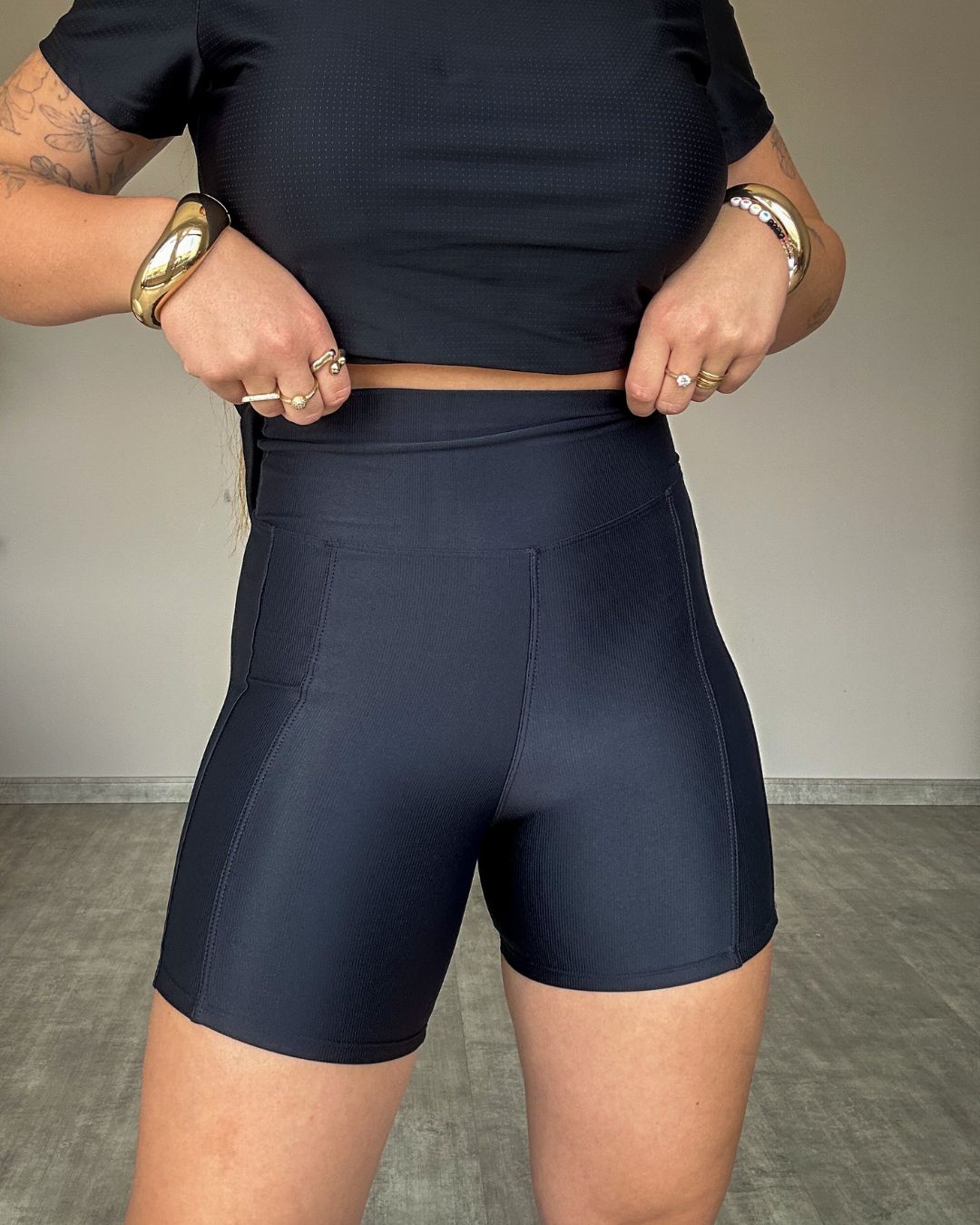 Short Fitness Canelado Liris