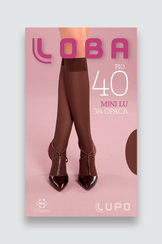 Meia Mini Lu Fio 40 3/4 Opaca