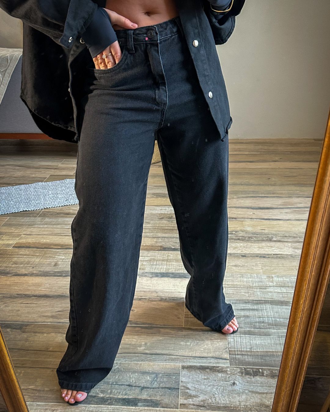 Calça Wide Leg Preta