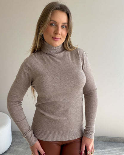 Blusa Gola Alta em Modal