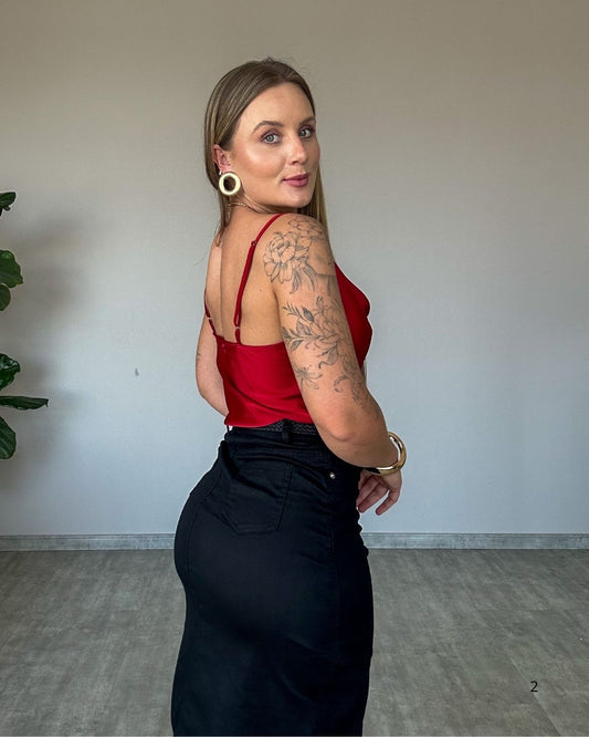 Blusa de Cetim Karol