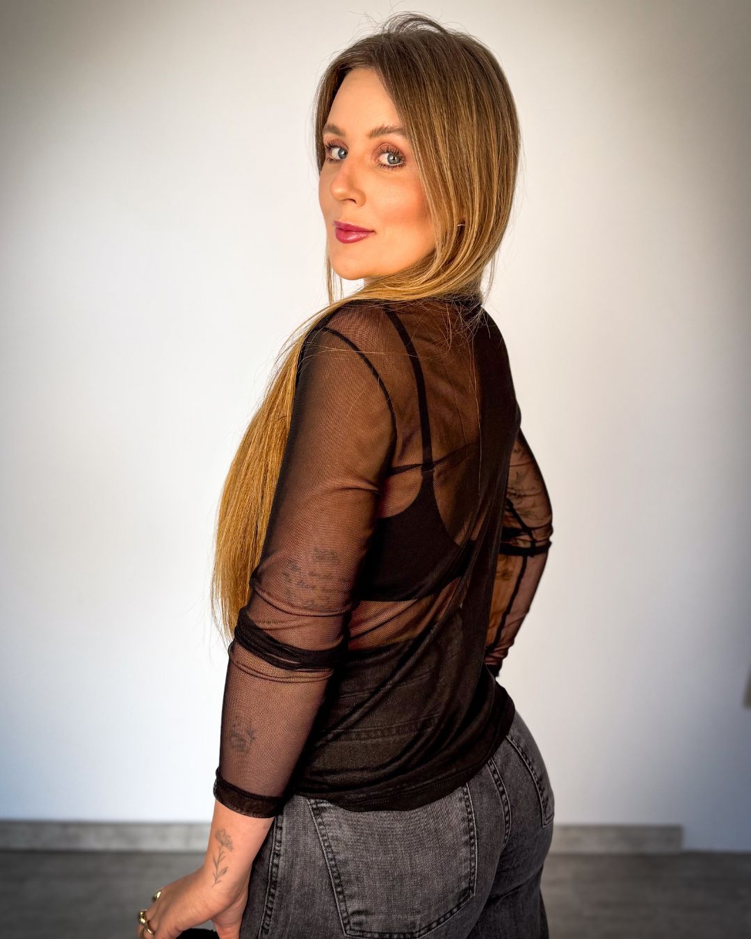 Blusa de Tule Feminina