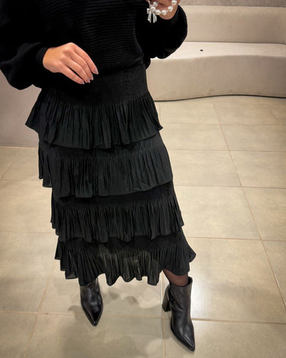 Saia Camadas Romantic Chic